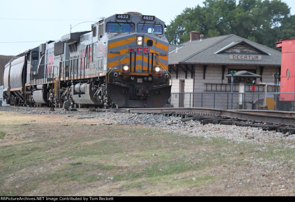 At the station